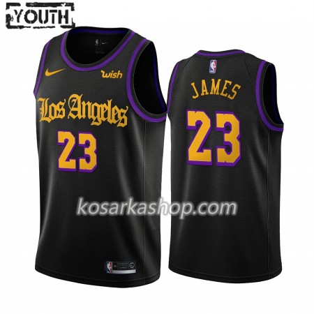 Dres Los Angeles Lakers LeBron James 23 Nike 2019-20 City Creative Swingman - Dječji